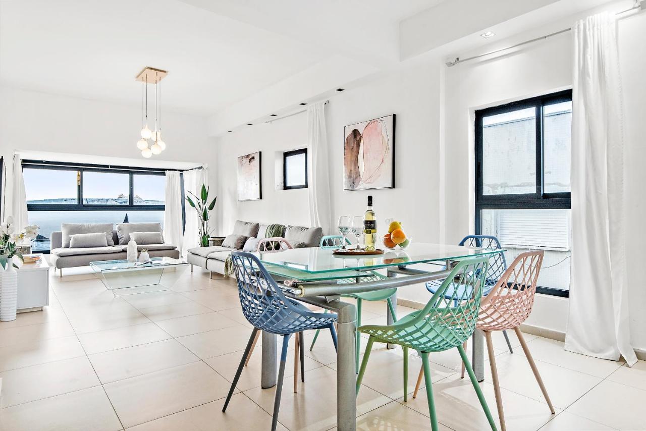 תל אביב Glorious Renovated Apartment On Top Of The Beach מראה חיצוני תמונה